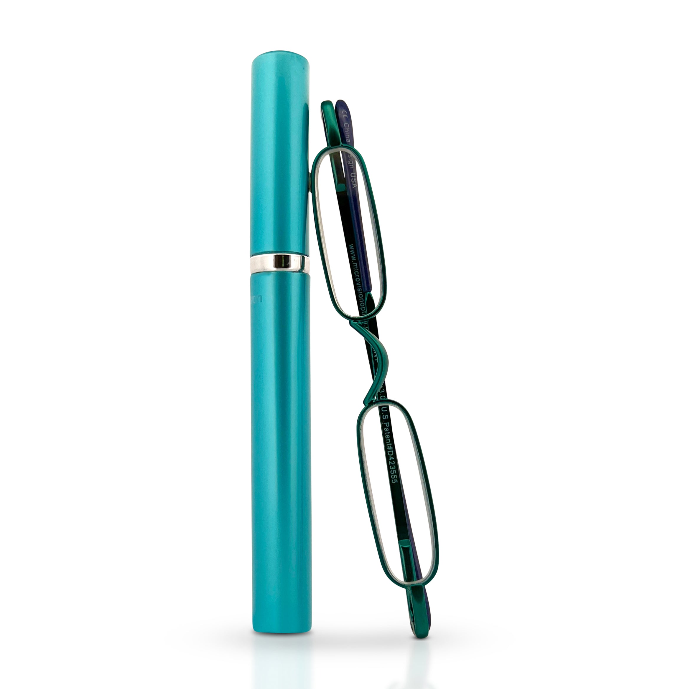 Aqua sleek, compact, patented, stainless steel, original mini readers perfect for on the go